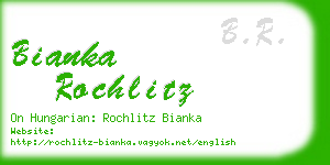 bianka rochlitz business card